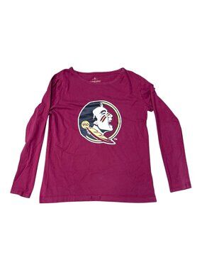 Florida State Seminoles Womens Long Sleeve T-Shirt Medium Emerson Street FSU Tee